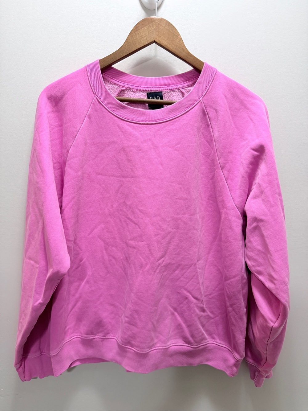 GAP Pink Pullover Sweatshirt Size Large